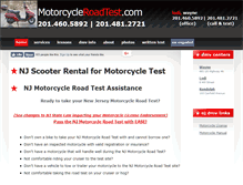 Tablet Screenshot of motorcycleroadtest.com